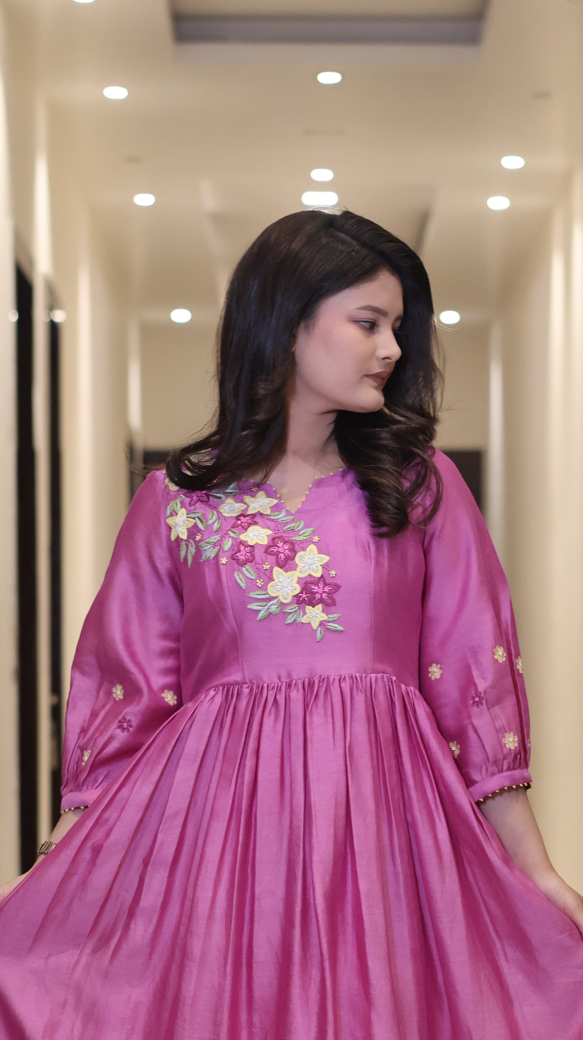 The Magenta Orchid Tiered Set